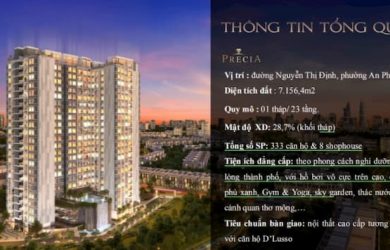 Precia căn hộ cao cấp hút khách tại Quận 2